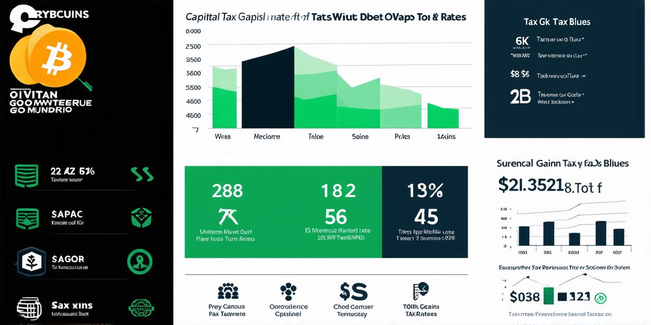 What is the tax rate on capital gains from cryptocurrencies?