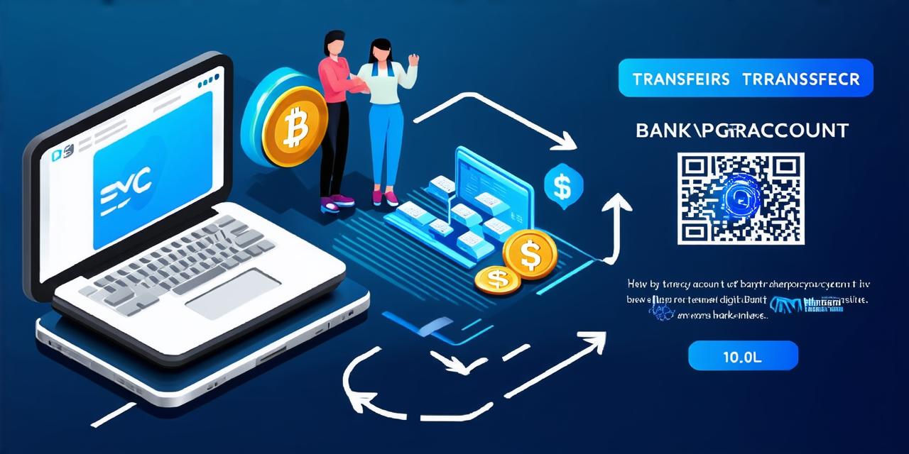 How to transfer cryptocurrency into a bank account